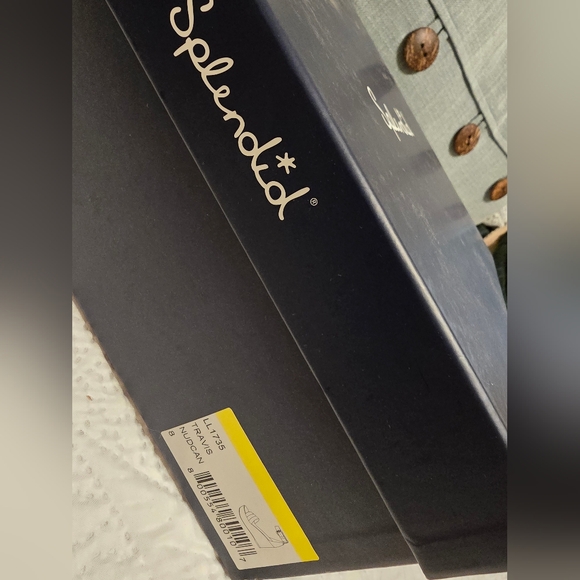 Splendid Travis Wedge Tan Nude/Cork Wedge sz 8 - Picture 7 of 7